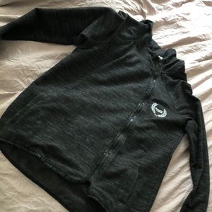 Side zipped black jacket